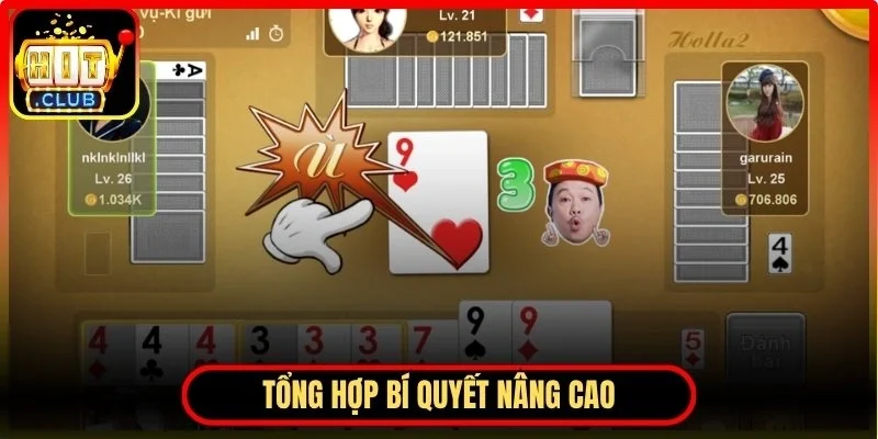 Tổng hợp bí quyết nâng cao trong bài phỏm hữu ích 